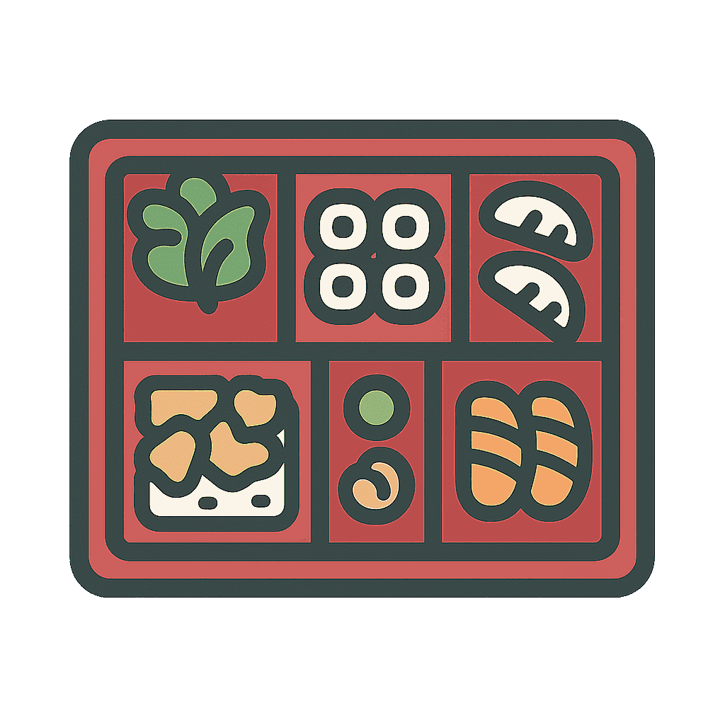 Wok Hauptspeise Mit Reis & Bento Boxen Icon